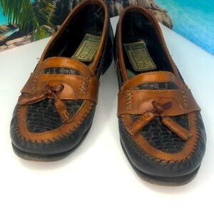 J. Murphy by Johnston & Murphy Women’s Black Brown Tassel Loafers 8.5 M